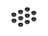 Xray X4 Shims 3 x 9 x 2.0mm, black aluminum (10)