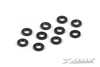 Xray T4/XB9/XT2 1mm Shims-3 x 6mm, black aluminum (10)