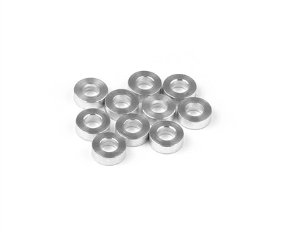 Xray XB9/T2/XT2 2mm Shims-3 x 6mm, aluminum (10)