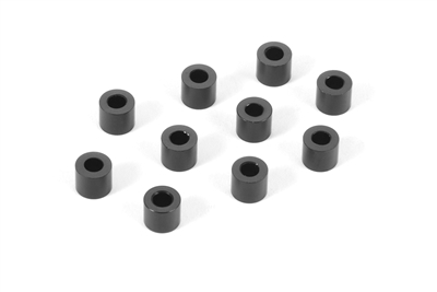 Xray T4/X12 Shims-3x6x5.0mm, black aluminum (10)