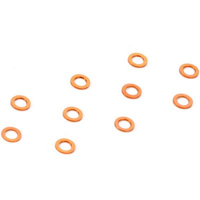 Xray T4/X1/XT2 0.5mm Shims-3 x 5mm, orange aluminum (10)