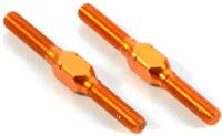 Xray T3 Orange Aluminum Turnbuckles M3 x 30mm (2)