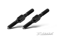 Xray T4/T3/T2 Turnbuckles-black aluminum, 3 x 26mm (2)