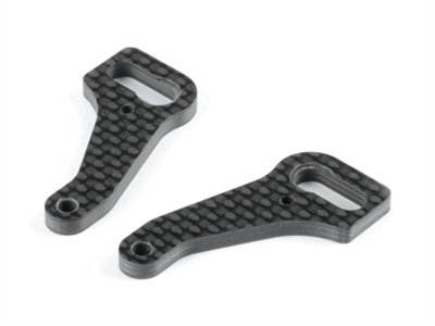 Xray X4 Carbon Rear ARS Plate (L+R)