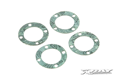 Xray T4'19/T4/T3 Composite Gear Diff Gaskets (4)