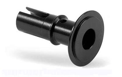 Xray T3 Long Aluminum Diff Output Shaft, Black Hard Anodized