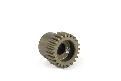 Xray Narrow Pinion Gear - hard coated aluminum - 64 pitch, 23 tooth