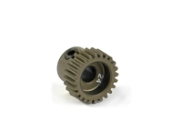 Xray Narrow Pinion Gear - hard coated aluminum - 64 pitch, 24 tooth