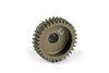 Xray Narrow Pinion Gear - hard coated aluminum - 64 pitch, 33 tooth