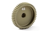 Xray Narrow Pinion Gear - hard coated aluminum - 64 pitch, 46 tooth