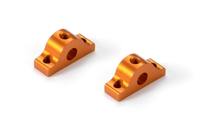 Xray T4 Adjustable Battery Holders, orange aluminum (2)