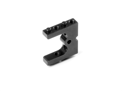 Xray X4 Servo Mount, black aluminum