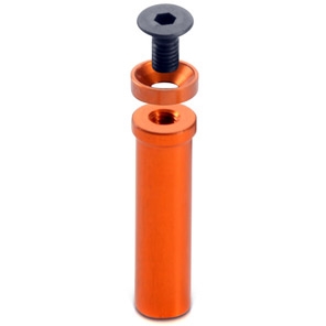 Xray T4 Top Deck Mount, orange aluminum