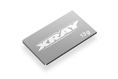 Xray Pure Tungsten Chassis Weight - 13 grams