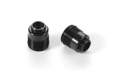 Xray T4 ULP Shock Bodies, black aluminum (2)