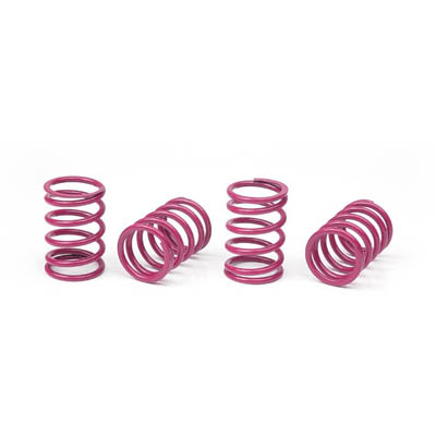 Xray T1 Shock Spring Set-Med. Hard Purple, 33 Lbs (4)