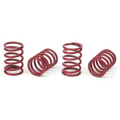 Xray T1 Shock Spring Set-Hard Red, 38 Lbs (4)