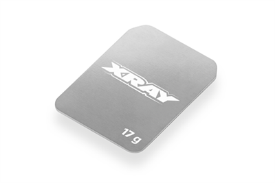 Xray Stainless Steel Weight 17g - Front