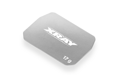 Xray Stainless Steel Weight 17g - Front-Middle