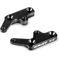 Xray XB8E Kingpin Steering Plate, Aluminum 10 Deg. (L+R)