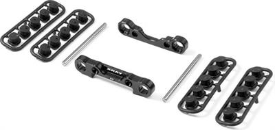 Xray XB9/XB808 2011 Rear Lower Suspension Holder Set-Aluminum