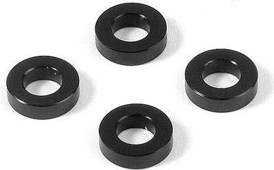 Xray XB808 2011 Aluminum Shims, 4 x 7.5 x 2mm (4)