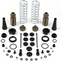 Xray XB808 Complete Rear Shock Set With Boots (2)