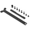 Xray XB4 2015 Chassis Brace for Shorty Packs, graphite