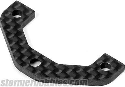 Xray XB4 Rear Upper Brace, 2mm graphite