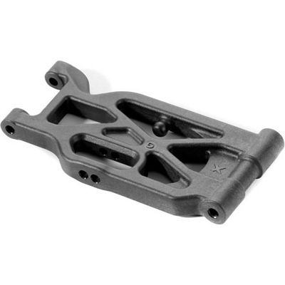 Xray XB4 Lower Suspension Arm - Front, graphite (1)