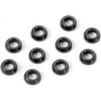 Xray XB4/XT2 Conical Shims 3 x 6 x 2mm, black aluminum (10)