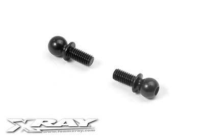Xray X1/T4 4.9mm Ball Ends with 6mm Threaded End (2)