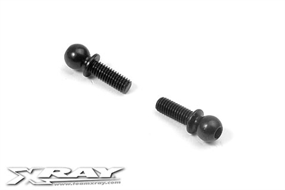 Xray X1/T4 4.9mm Ball Ends with 8mm Threaded End (2)