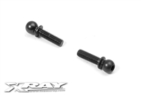 Xray T4/XB4/XT2 4.9mm Ball Ends with 10mm Threaded End (2)