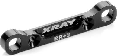 Xray XB4 Rear Lower Suspension +2 Holder Rear, aluminum 5mm