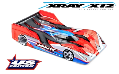 Xray X12 2024 US Spec 1/12th Pan Car Kit, aluminum chassis