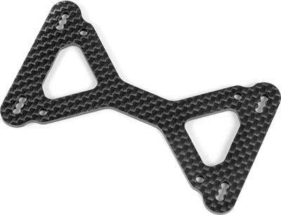 Xray X10 2015 Arm Mount Plate, Graphite 2.5mm