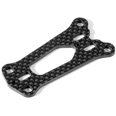 Xray X1 2016 Arm Mount Plate, 2.5mm graphite