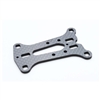 Xray X1'19 Wide Track Width Arm Mount Plate, 2.5mm graphite