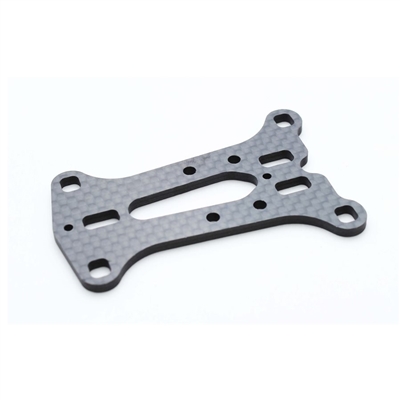 Xray X1'19 Wide Track Width Arm Mount Plate, 2.5mm graphite