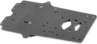 Xray X12 2015 Main Chassis Plate, 2.5mm graphite