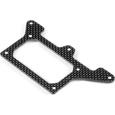 Xray X1 Graphite Lower Pod Plate, 2.0mm for Low Traction