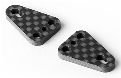 Xray X12 2020 Pod Link Plate, 2.5mm graphite (2)