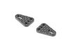 Xray X12 '24 Rear Lower Pod Link Plates, graphite 2.5mm