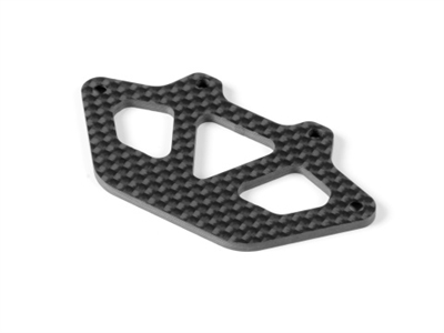 Xray X12 '25 Carbon Bumper Lower Holder for 1-Piece Chassis 2.5mm
