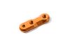 Xray X1 Front Body Post Plate, orange aluminum