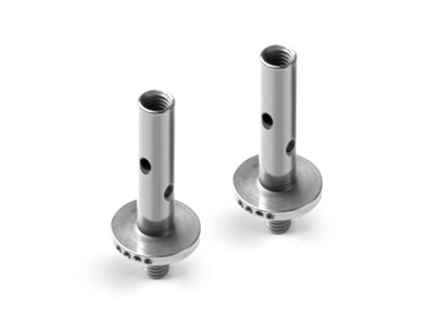 Xray X12 '25 Front 4mm Kingpin with holes, 0.5 deg 4 dot