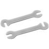 Xray X12 Front Ride Height Shims, .2mm Steel Silver