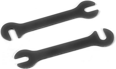 Xray X12 Front Ride Height Shims, .4mm Steel Black