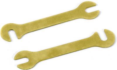 Xray X12 Front Ride Height Shims, .6mm Steel Gold